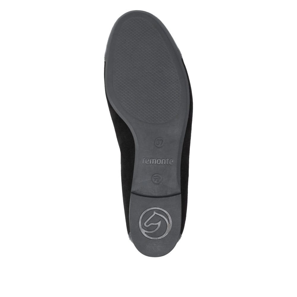 Remonte Damen Ballerinas - Schwarz