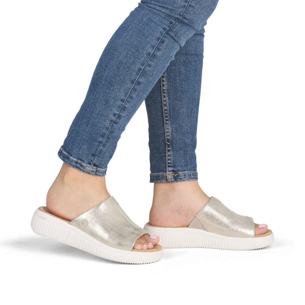 Remonte Damen Pantoletten - Gold