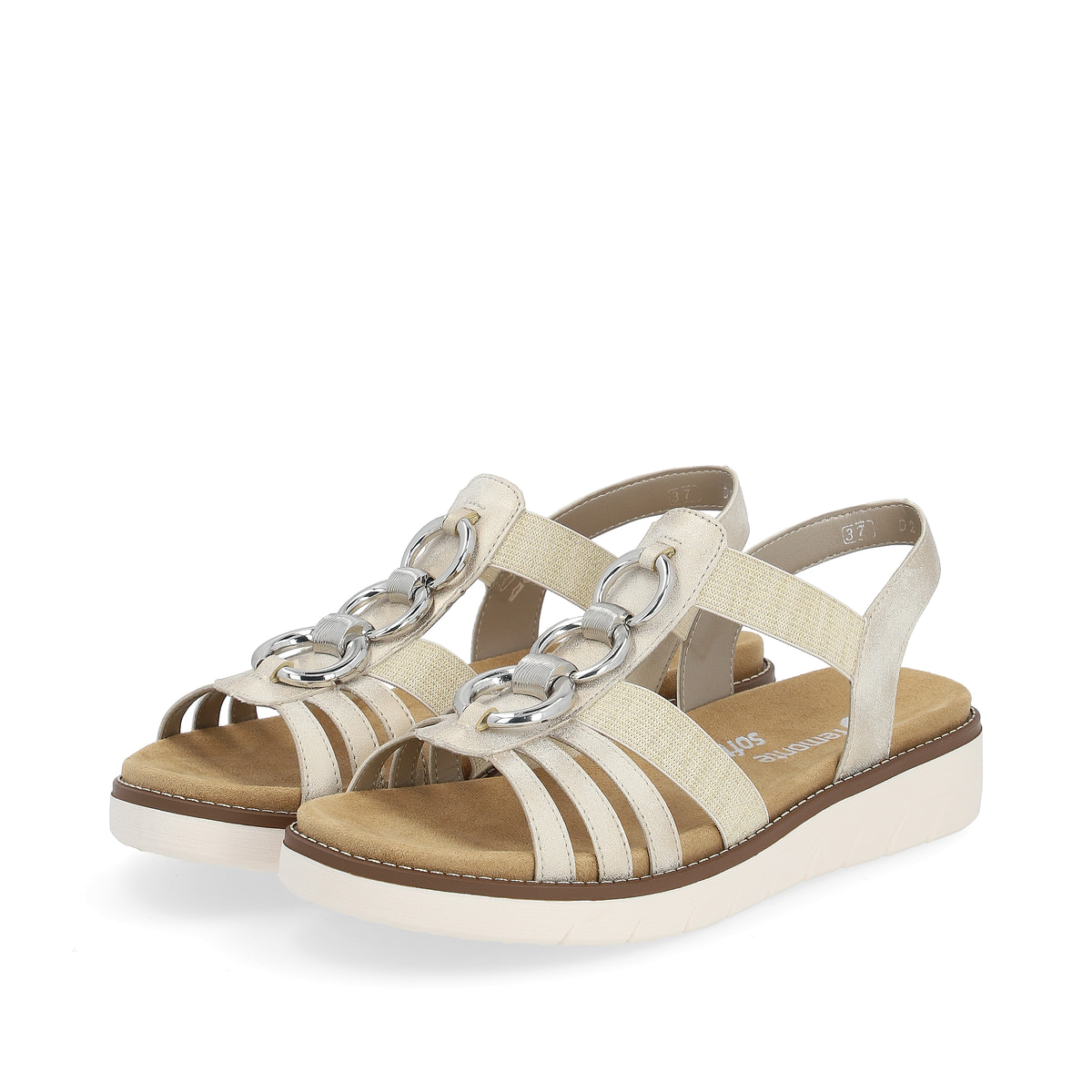 Remonte Damen Riemchensandalen - Beige