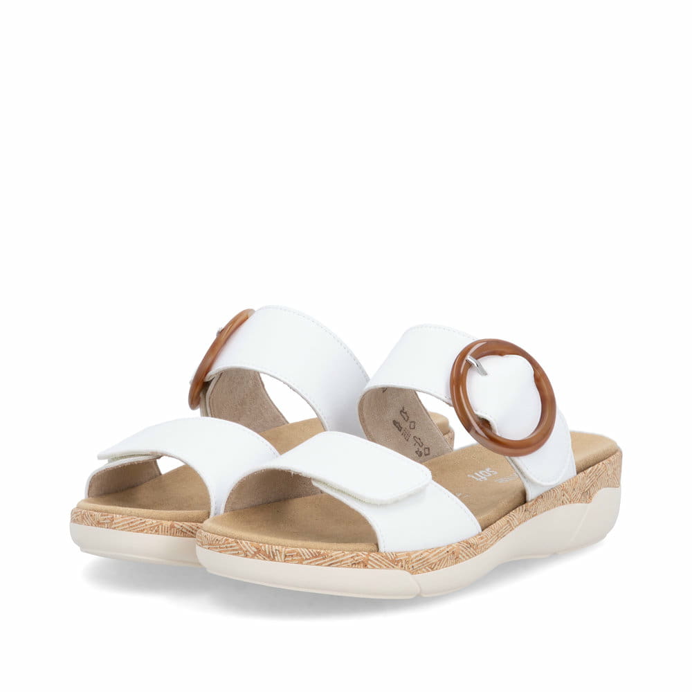 Remonte Damen Pantoletten - Weiss