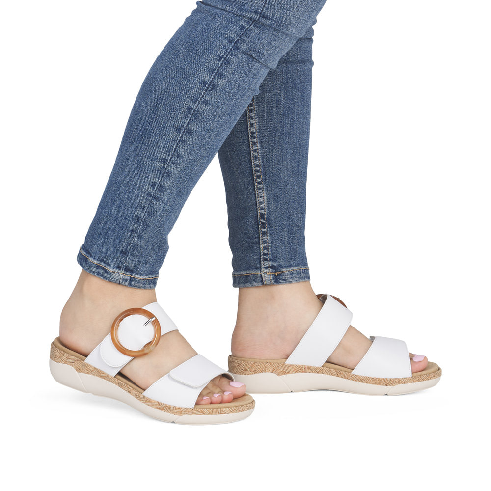 Remonte Damen Pantoletten - Weiss