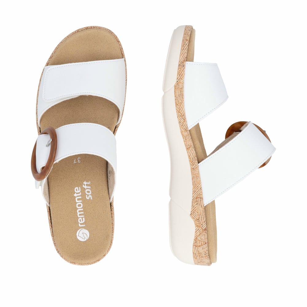 Remonte Damen Pantoletten - Weiss