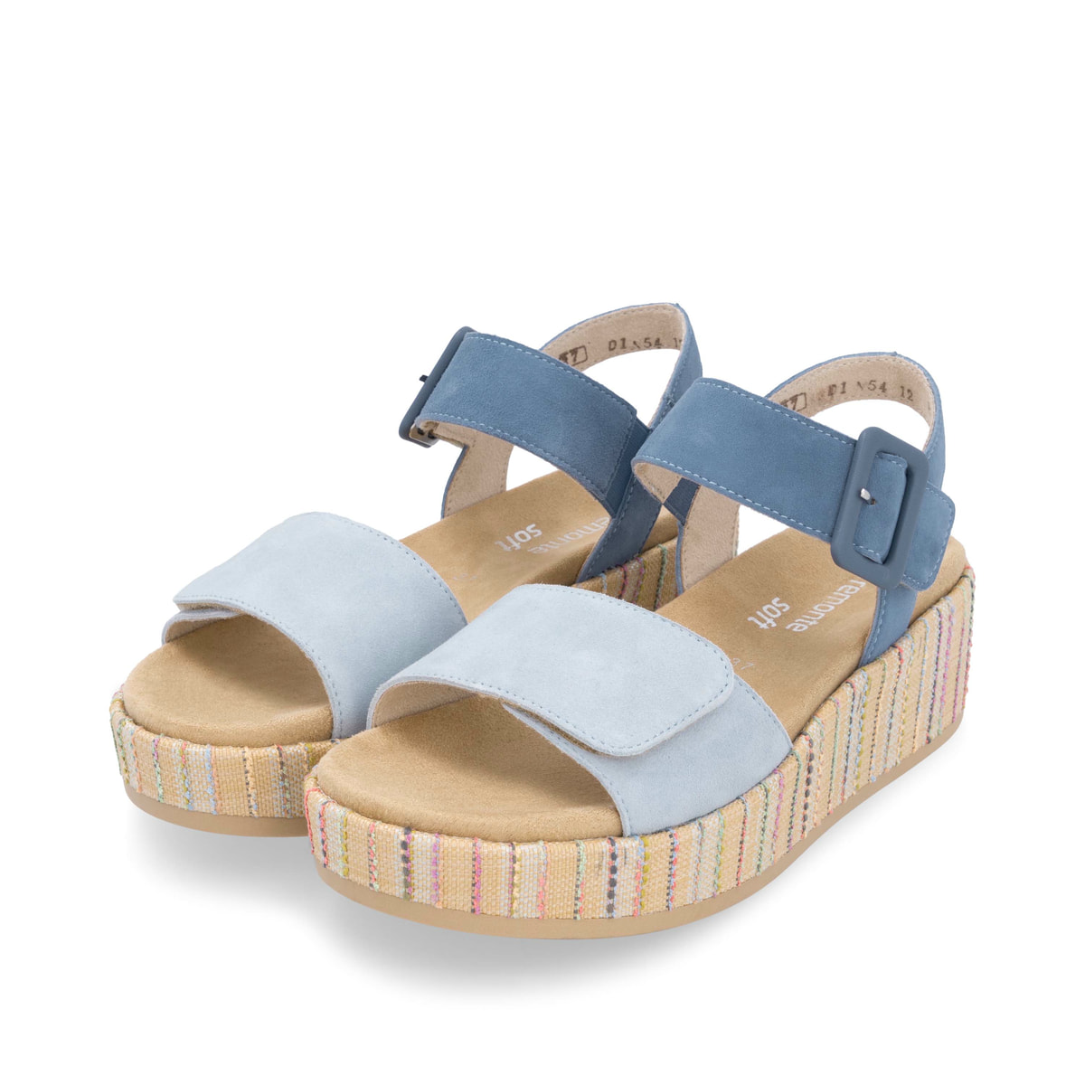 Remonte Damen Riemchensandalen - Blau