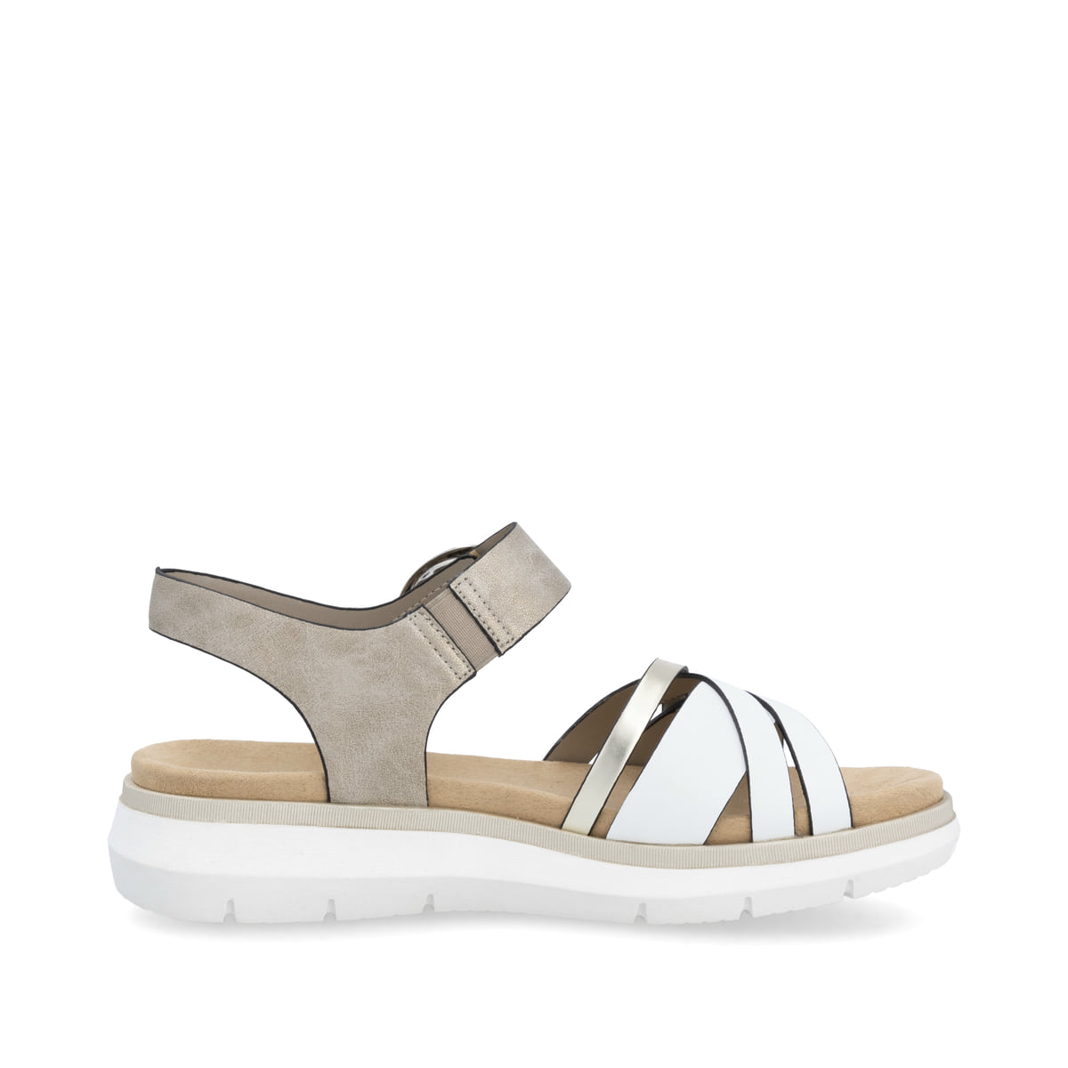 Remonte Damen Riemchensandalen - Weiss