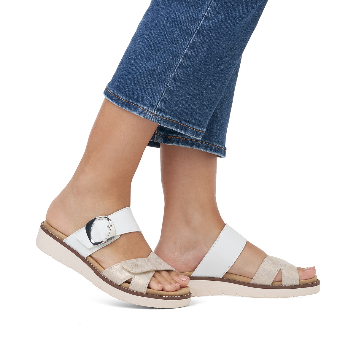 Remonte Damen Pantoletten - Rosa