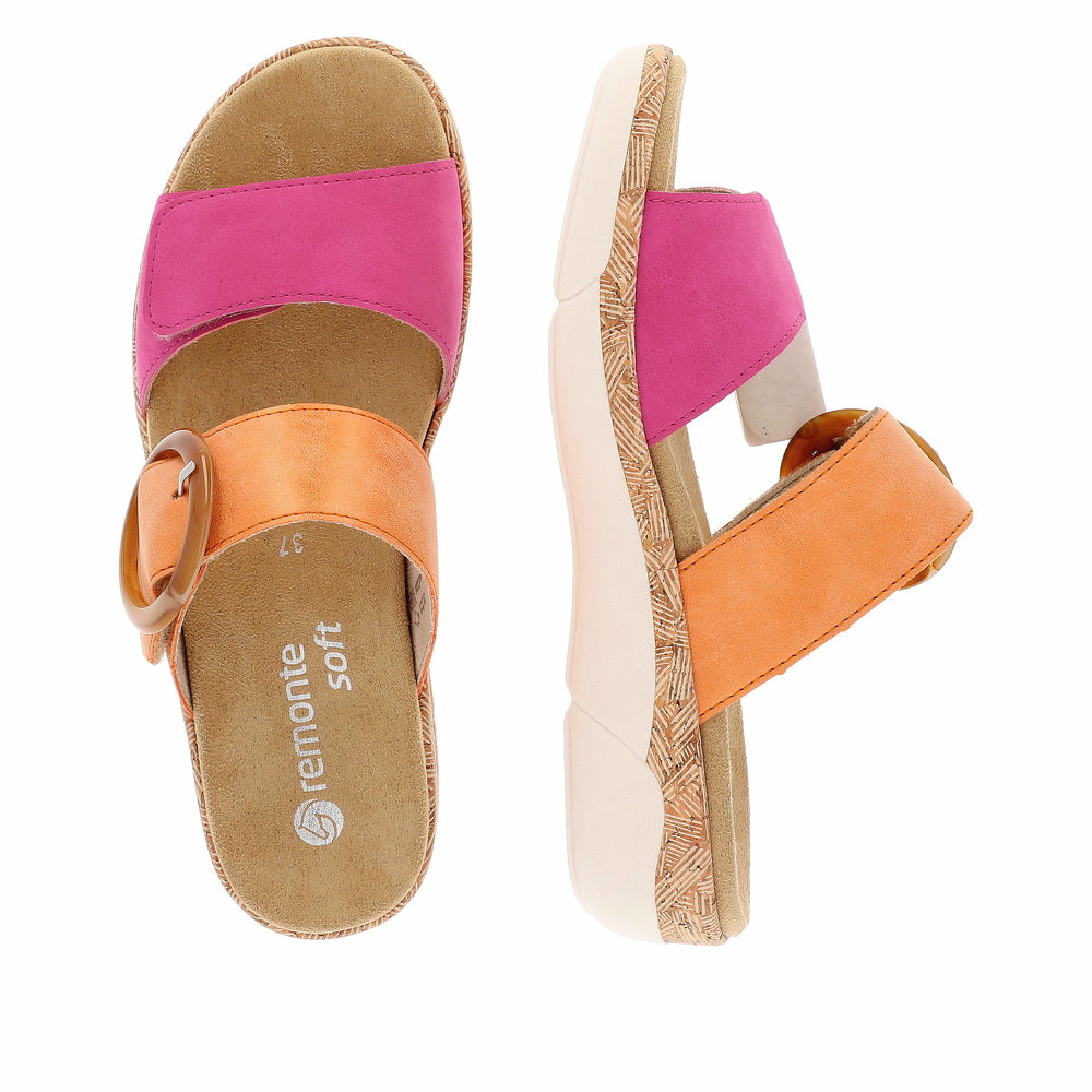 Remonte Damen Pantoletten - Orange