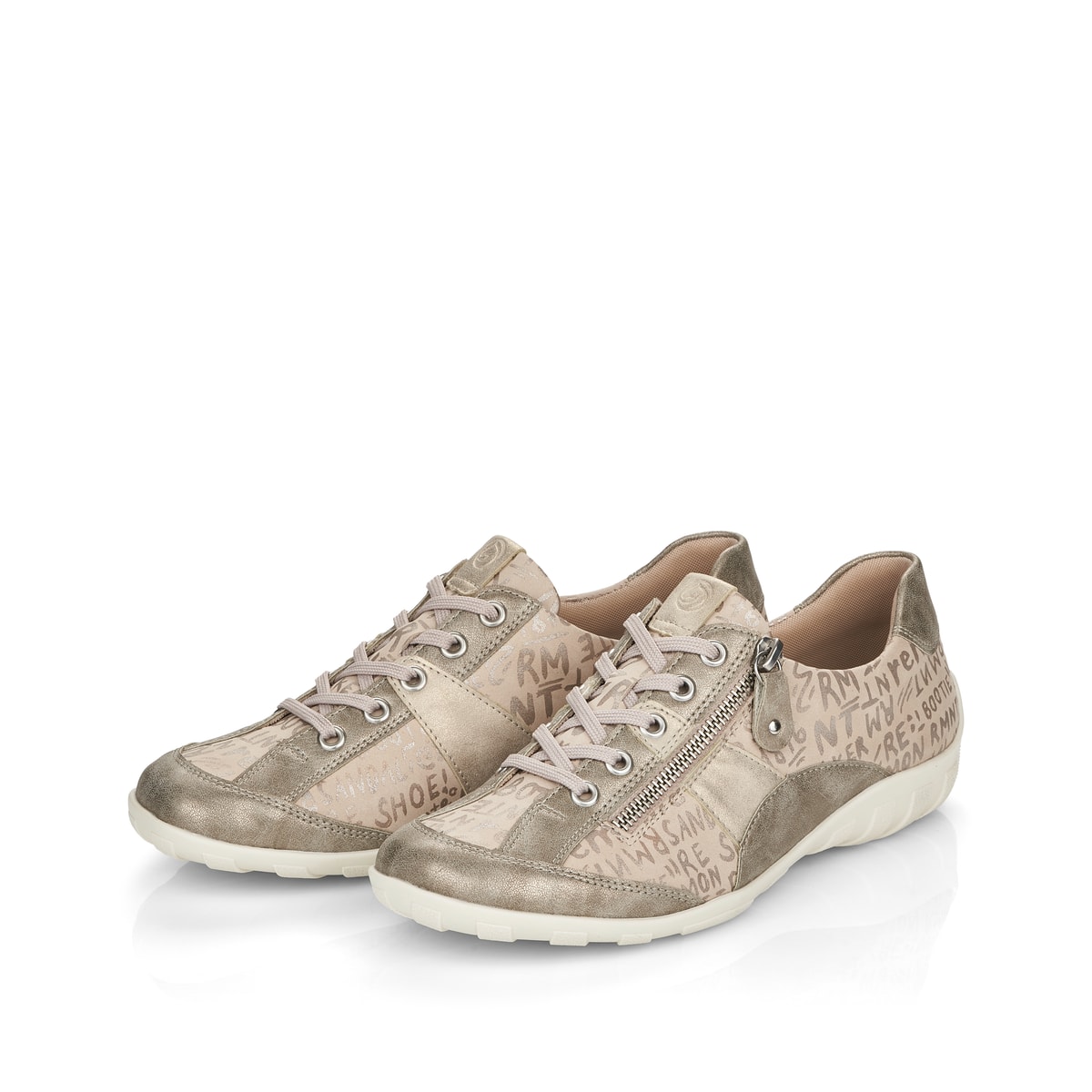 Remonte Damen Schnürschuhe - Beige