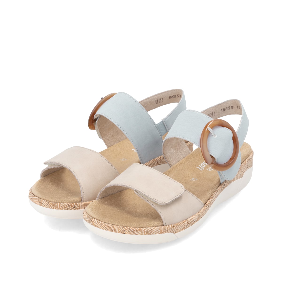 Remonte Damen Riemchensandalen - Blau
