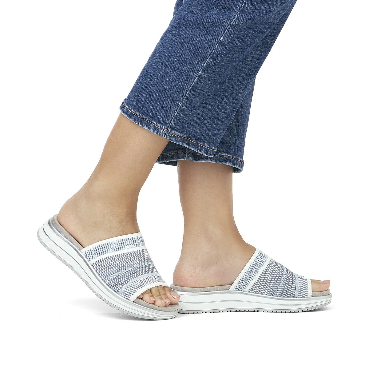 Remonte Damen Pantoletten - Blau