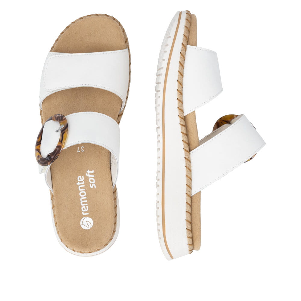 Remonte Damen Pantoletten - Weiss