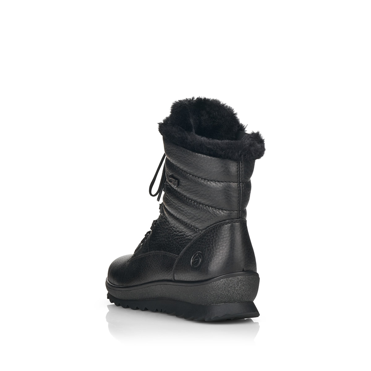 Remonte Damen Schnürstiefel - Schwarz