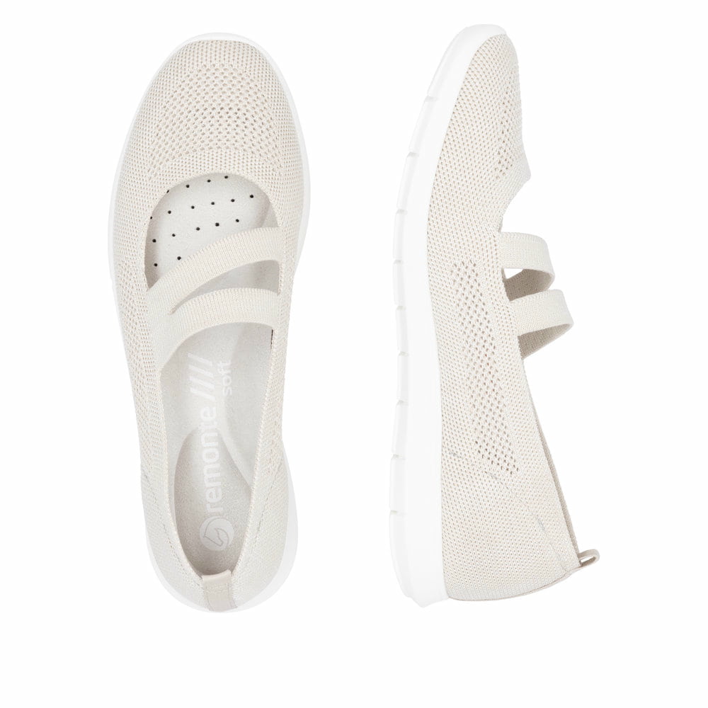 Remonte Damen Ballerinas - Beige