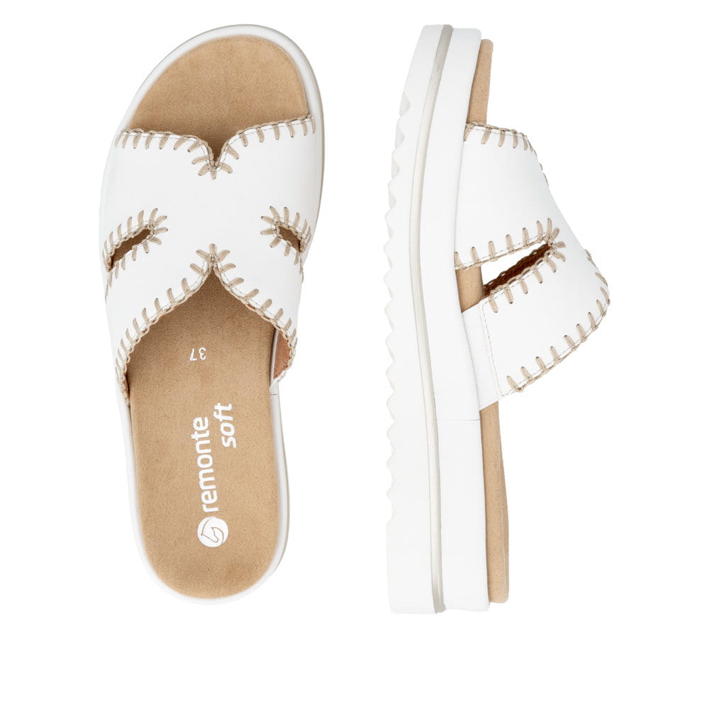 Remonte Damen Pantoletten - Weiss