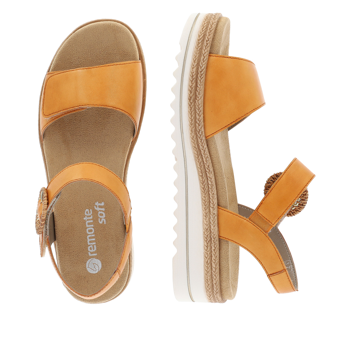 Remonte Damen Riemchensandalen - Orange