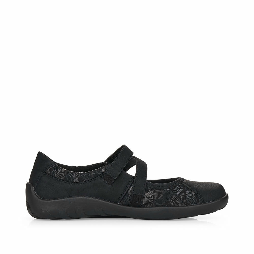 Remonte Damen Ballerinas - Schwarz