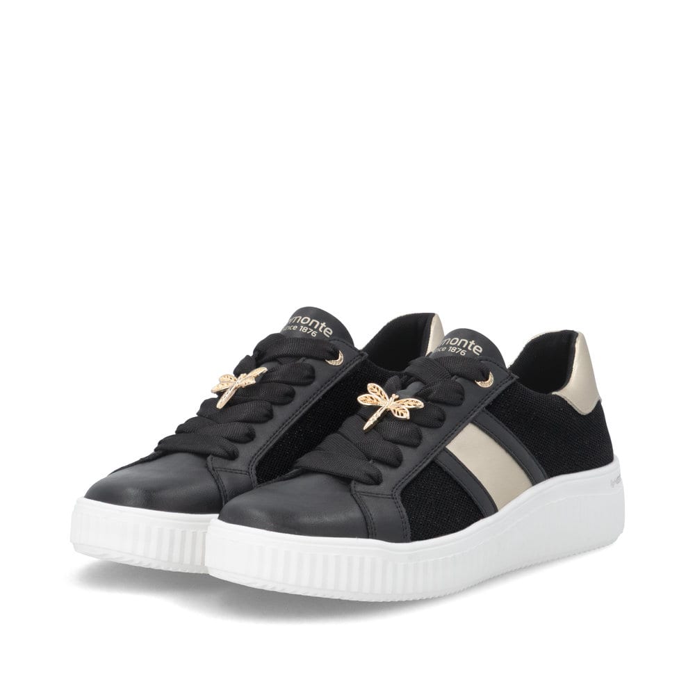 Remonte Damen Schnürschuhe - Schwarz