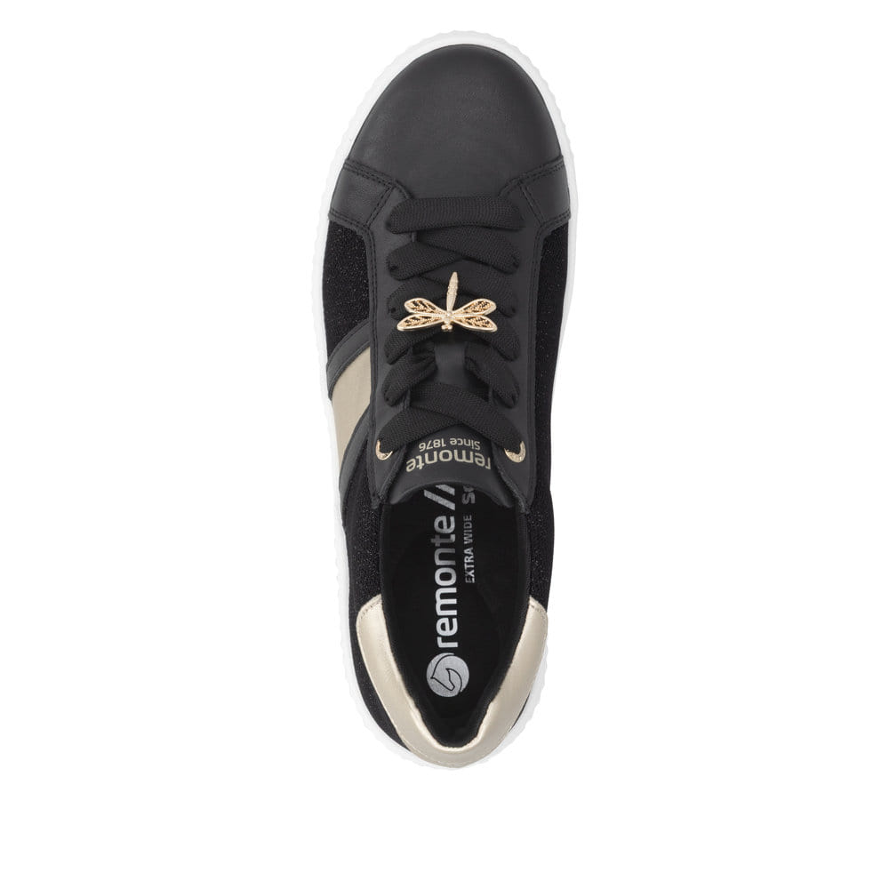 Remonte Damen Schnürschuhe - Schwarz