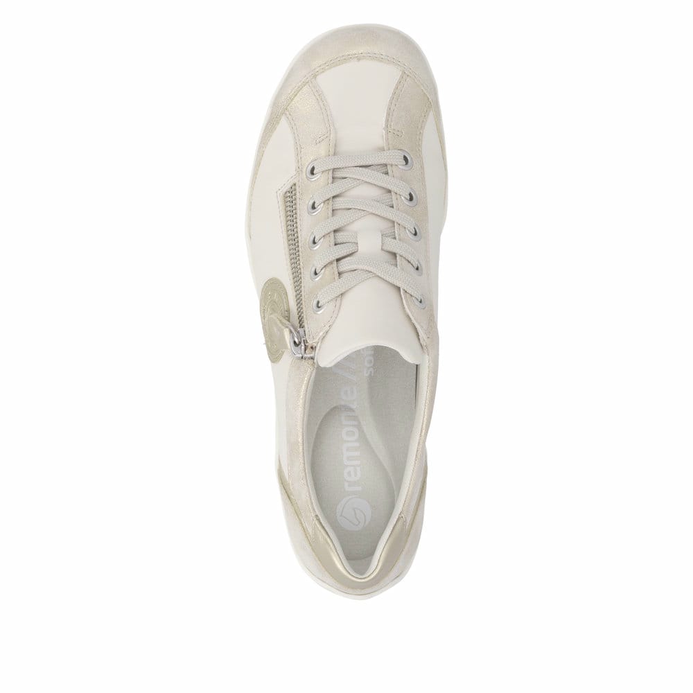 Remonte Damen Schnürschuhe - Beige