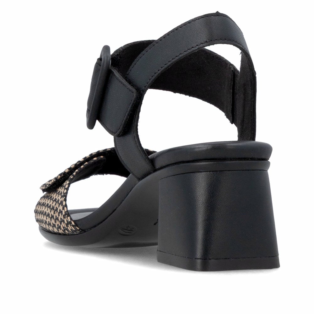 Remonte Damen Riemchensandaletten - Schwarz