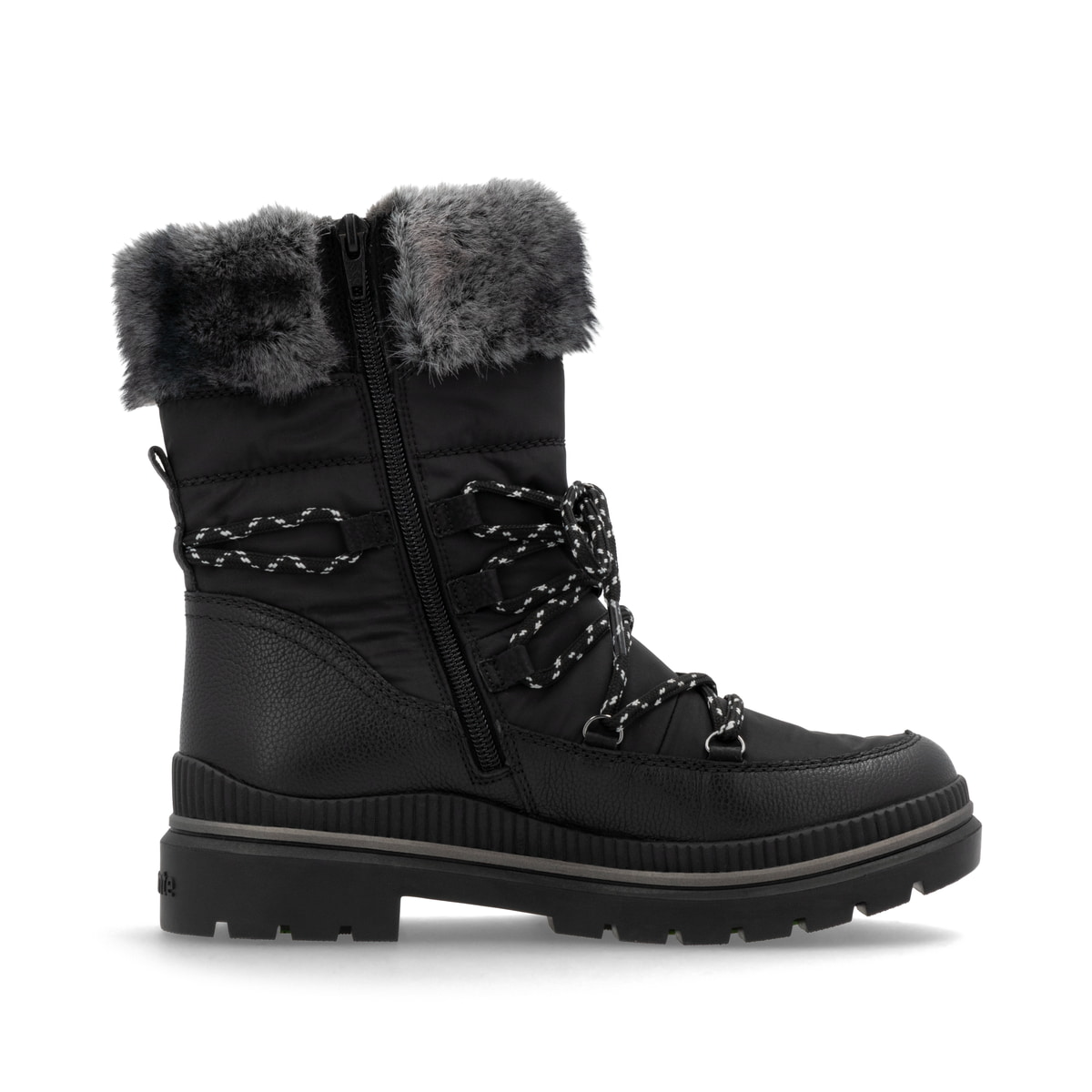 Remonte Damen Schnürstiefel - Schwarz