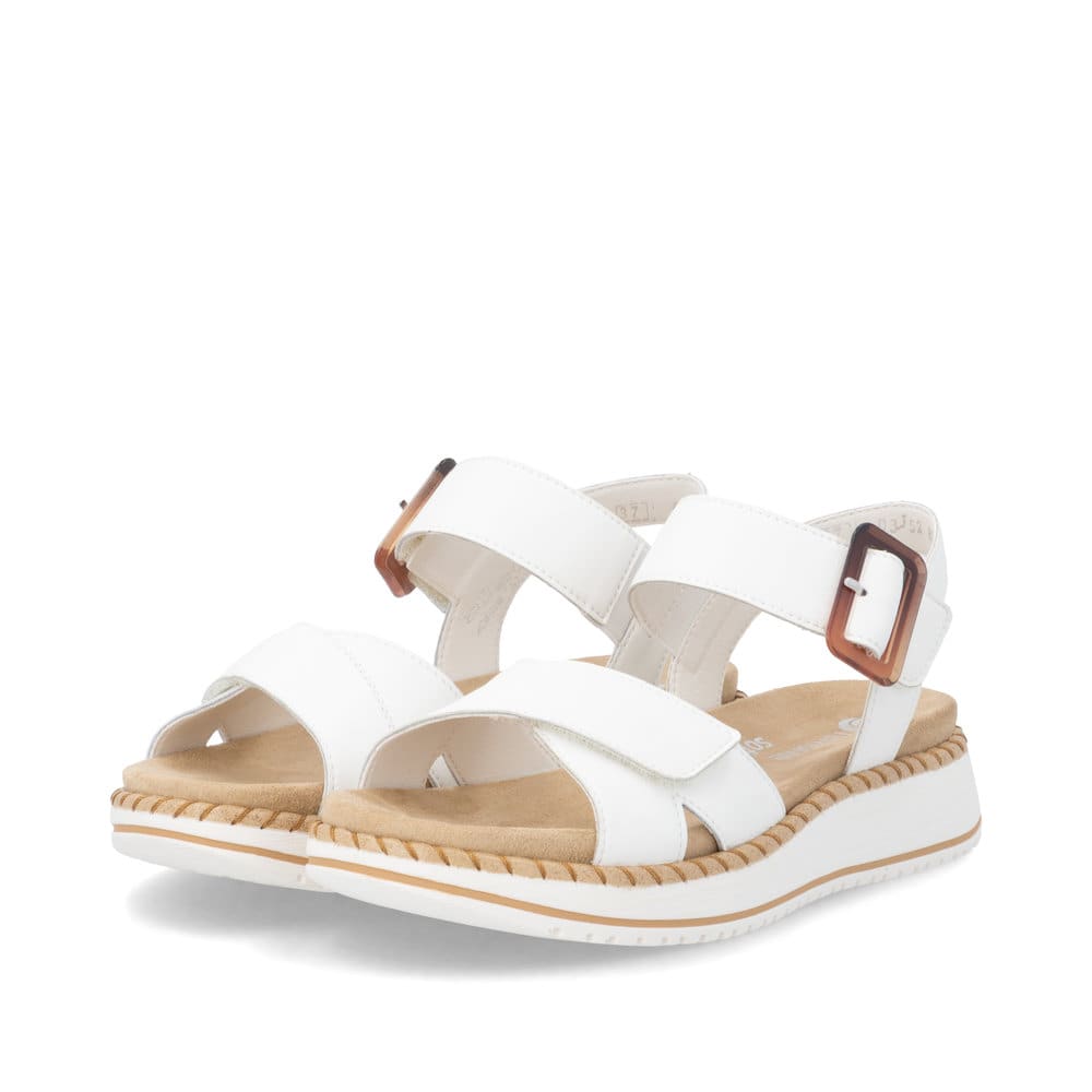 Remonte Damen Riemchensandalen - Weiss