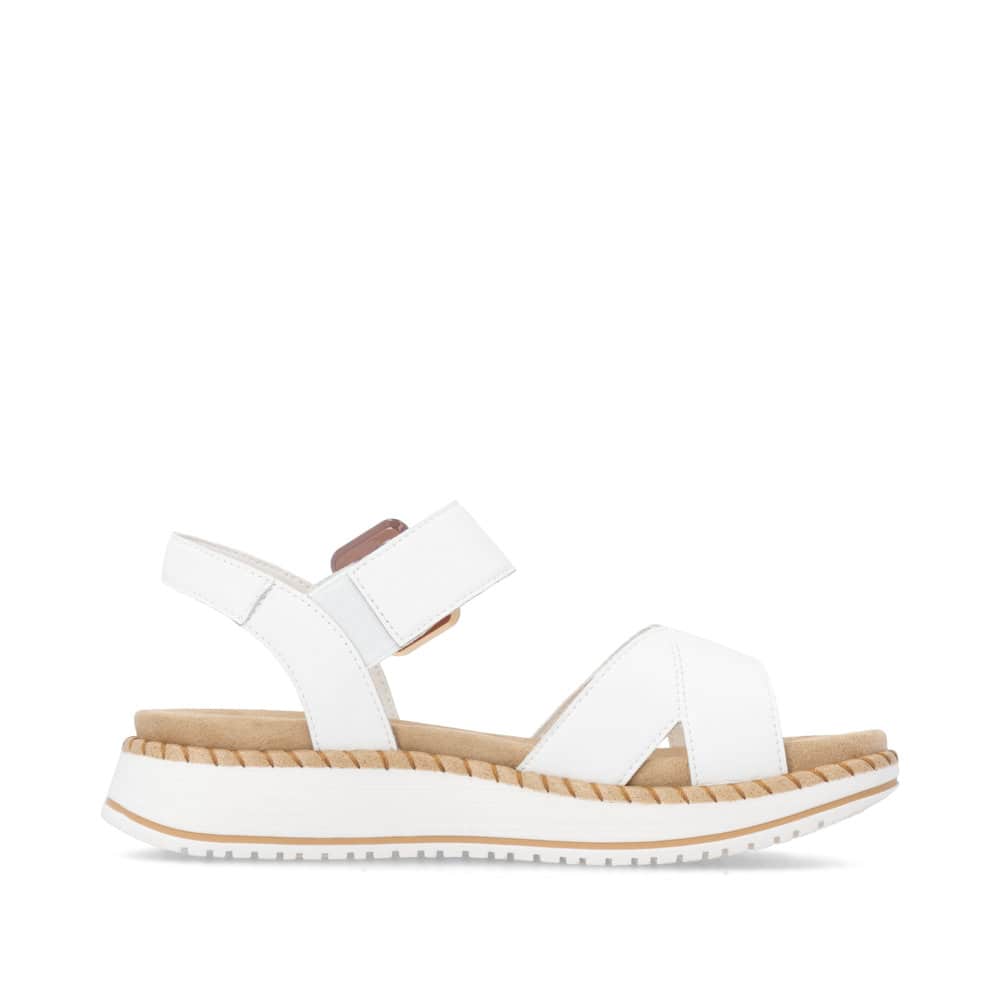 Remonte Damen Riemchensandalen - Weiss