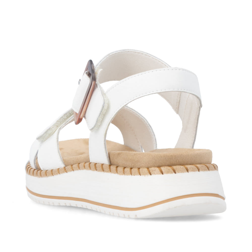 Remonte Damen Riemchensandalen - Weiss