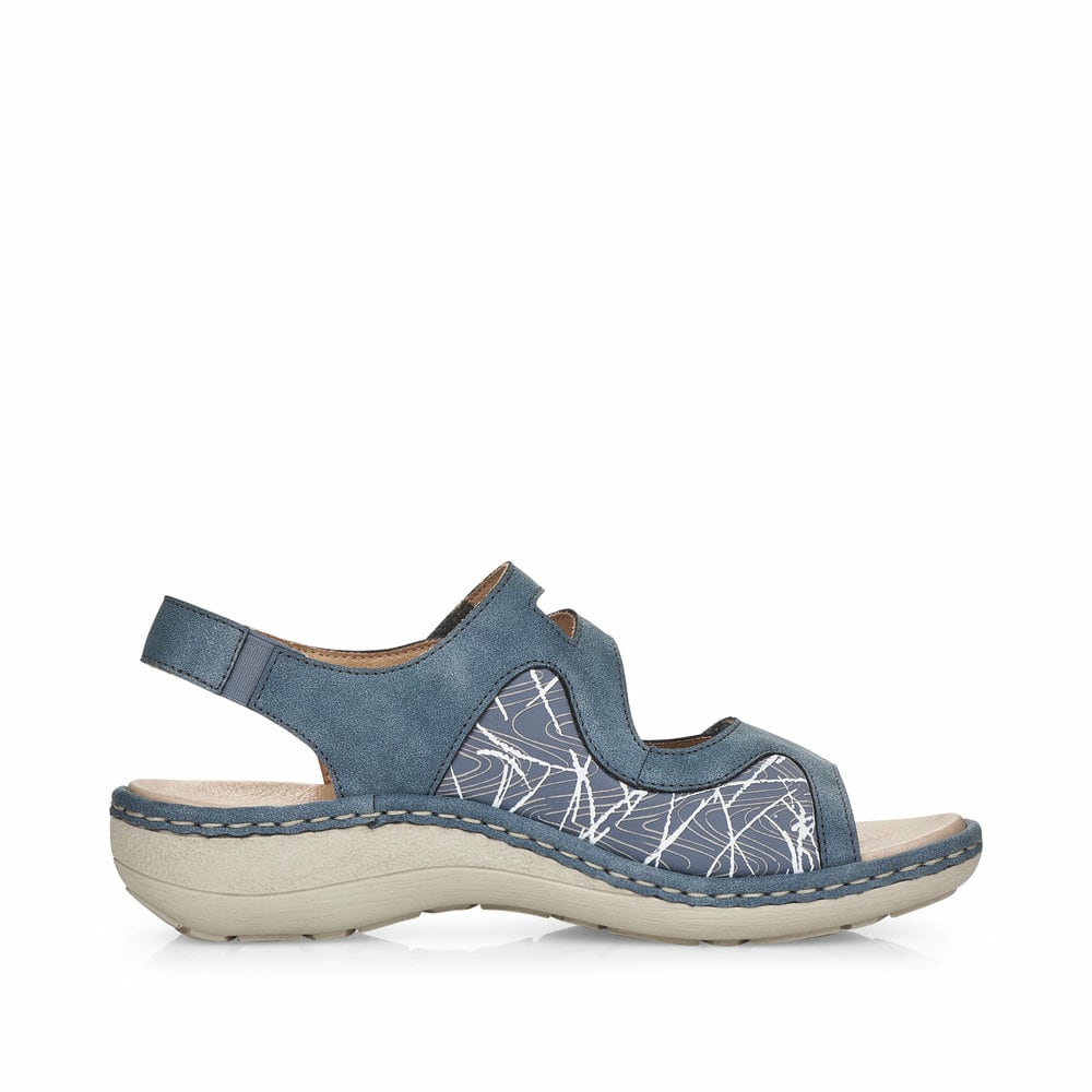 Remonte Damen Riemchensandalen - Blau