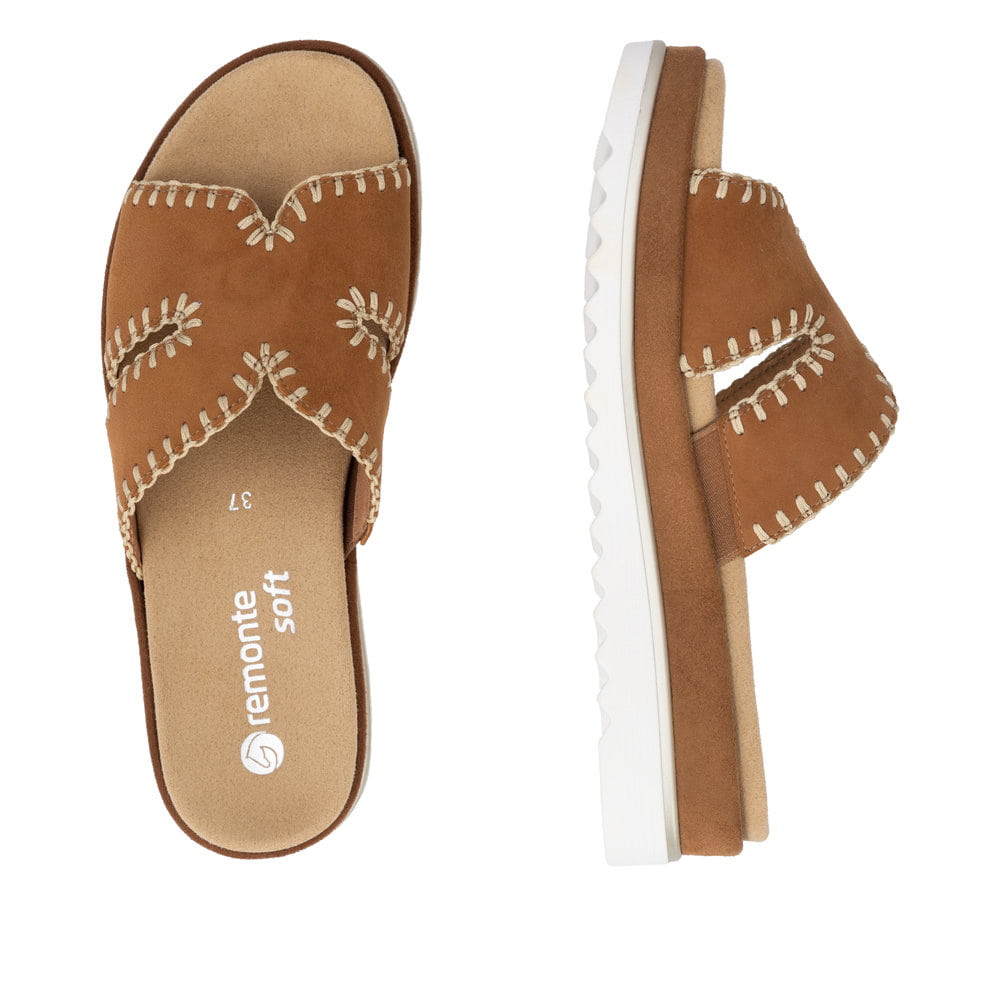 Remonte Damen Pantoletten - Braun