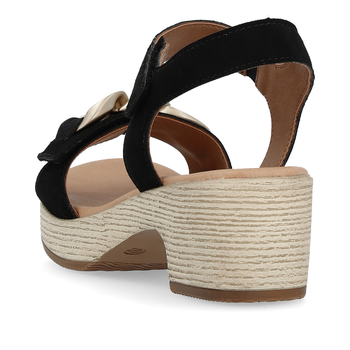 Remonte Damen Riemchensandaletten - Schwarz