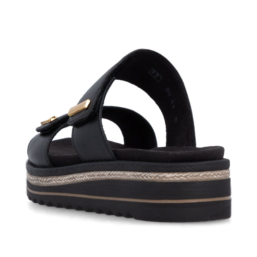 Remonte Damen Pantoletten - Schwarz