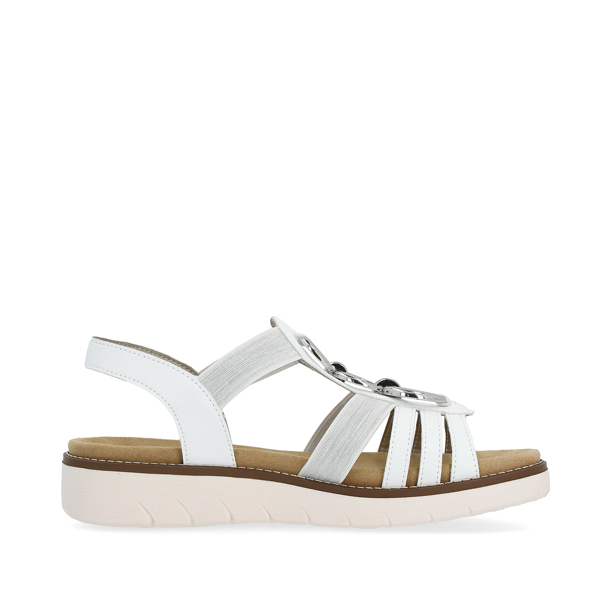Remonte Damen Riemchensandalen - Weiss