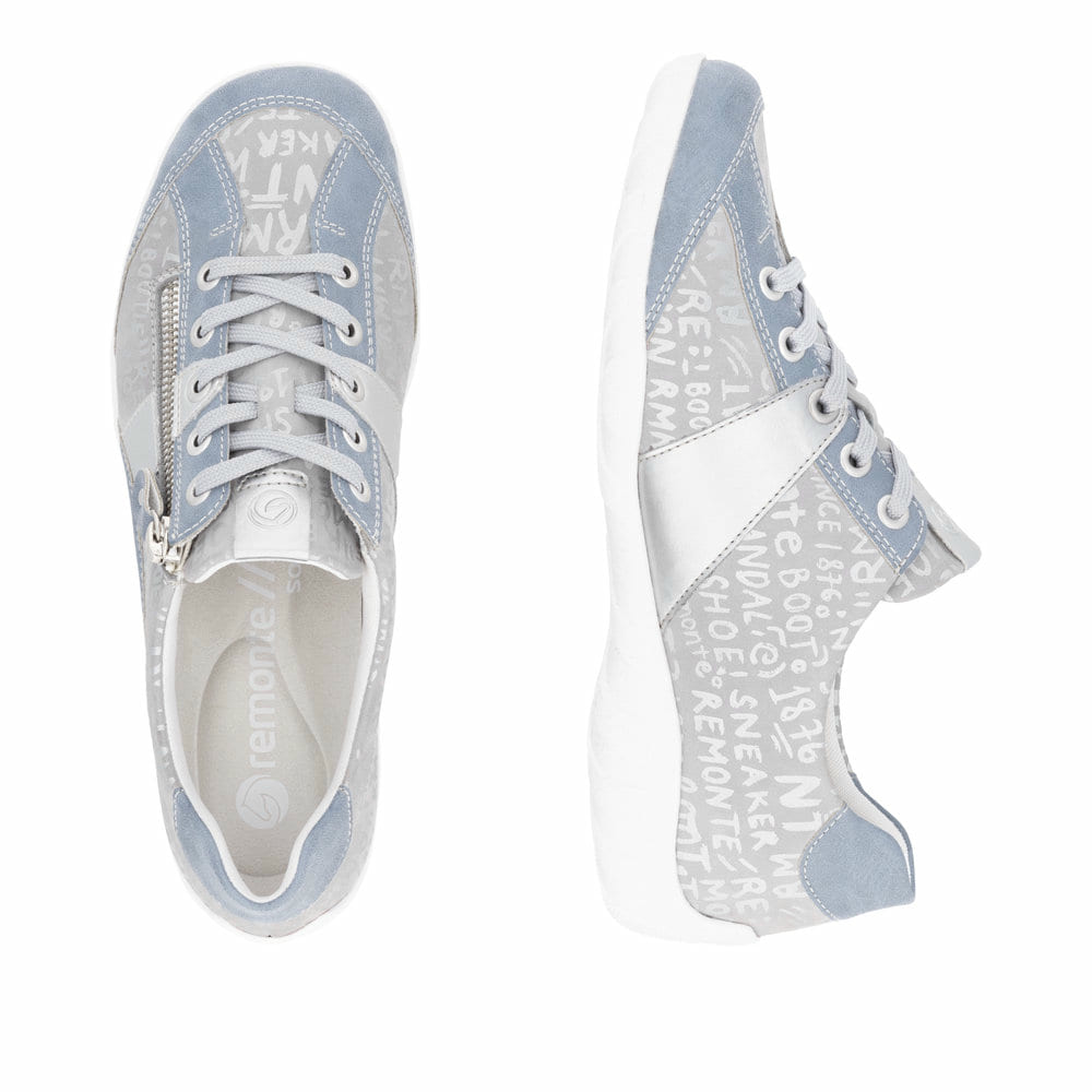 Remonte Damen Schnürschuhe - Blau