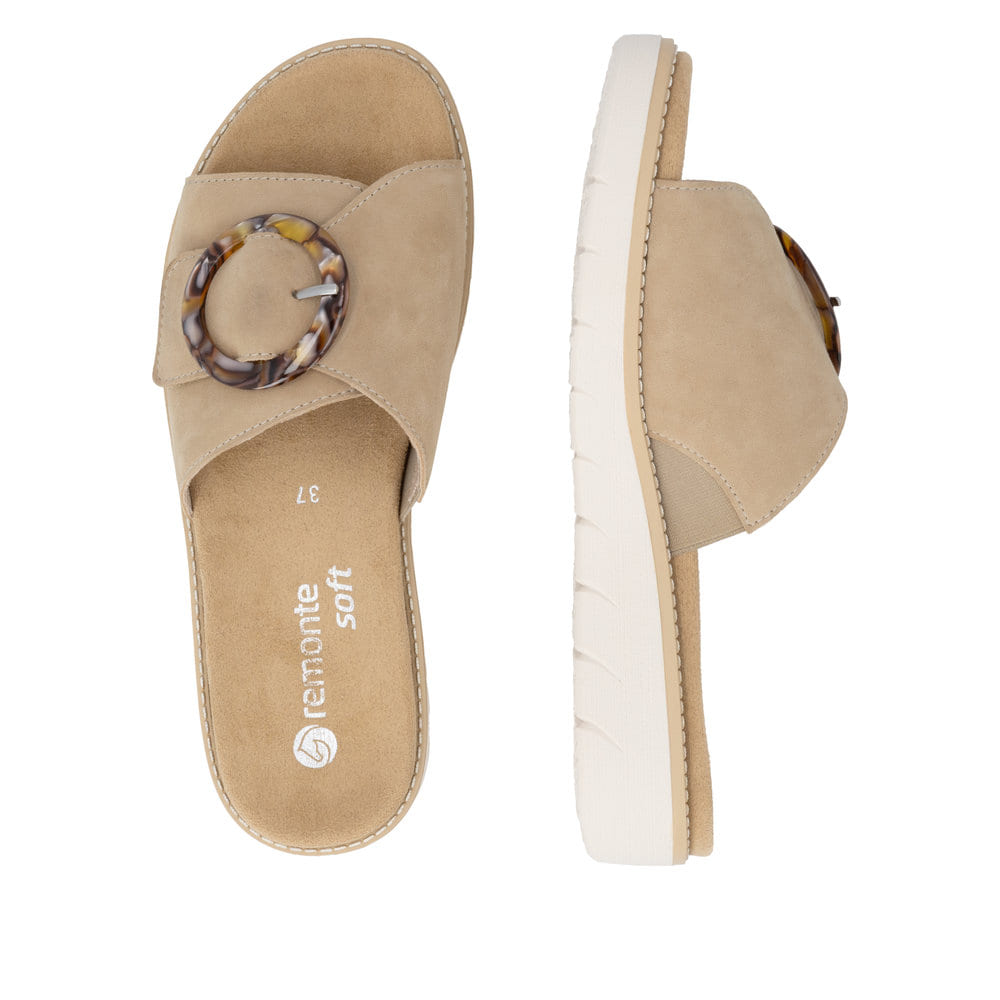 Remonte Damen Pantoletten - Beige