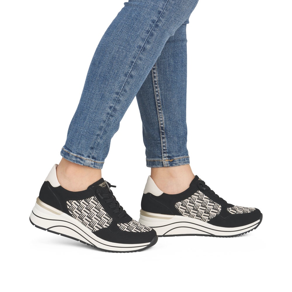 Remonte Damen Slipper - Schwarz