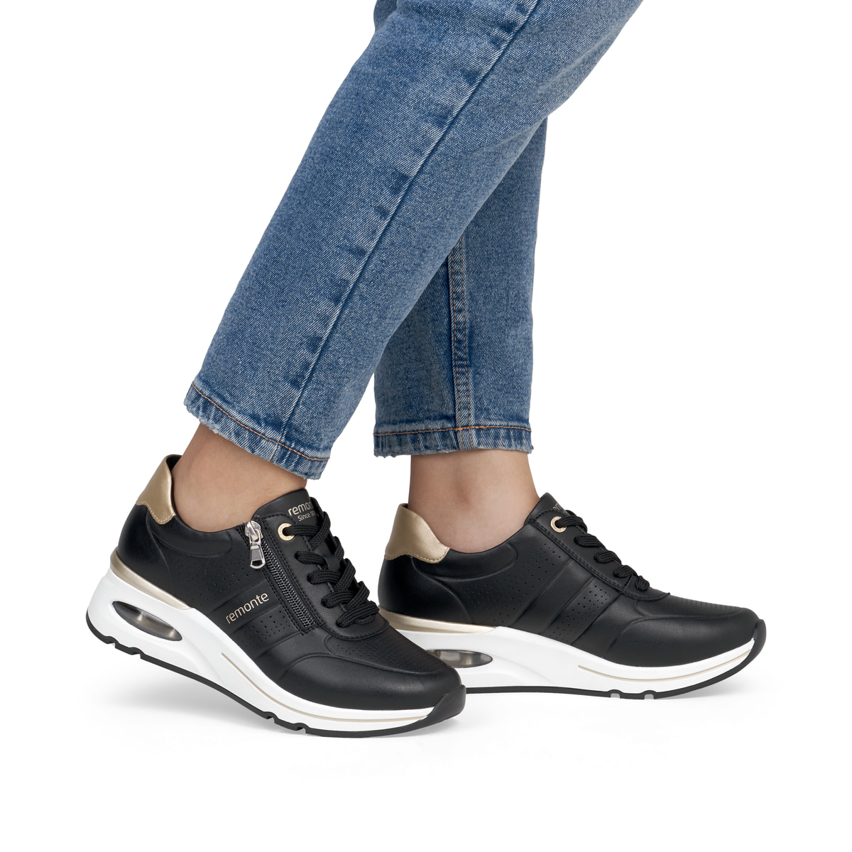 Remonte Damen Sneaker - Schwarz