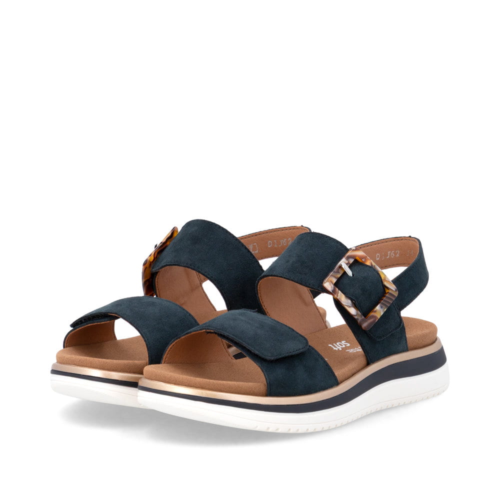 Remonte Damen Riemchensandalen - Blau