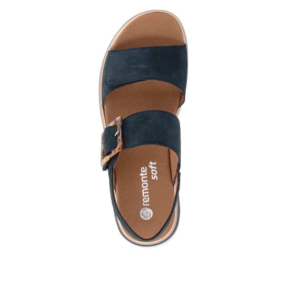 Remonte Damen Riemchensandalen - Blau