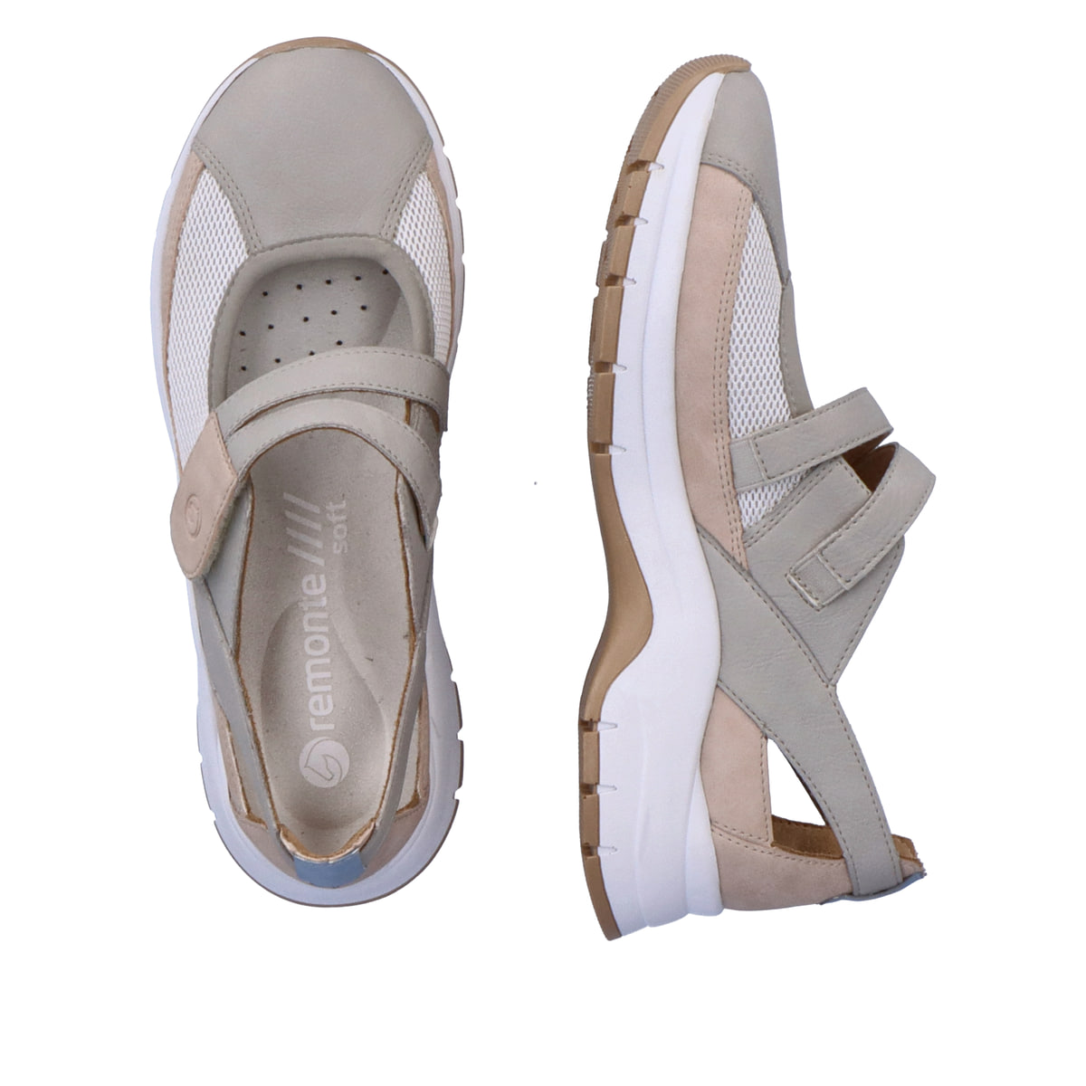 Remonte Damen Slipper - Grau