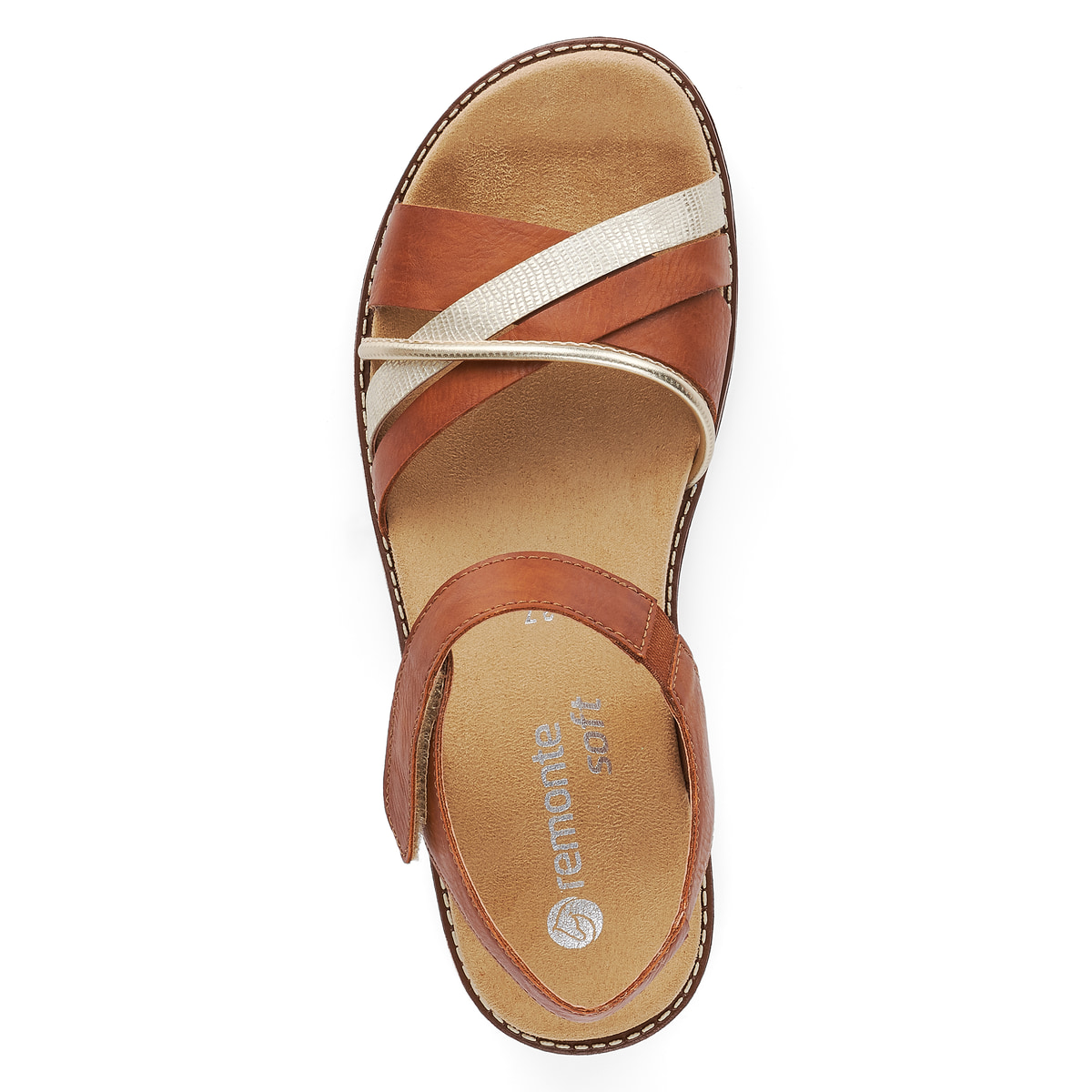 Remonte Damen Riemchensandalen - Braun