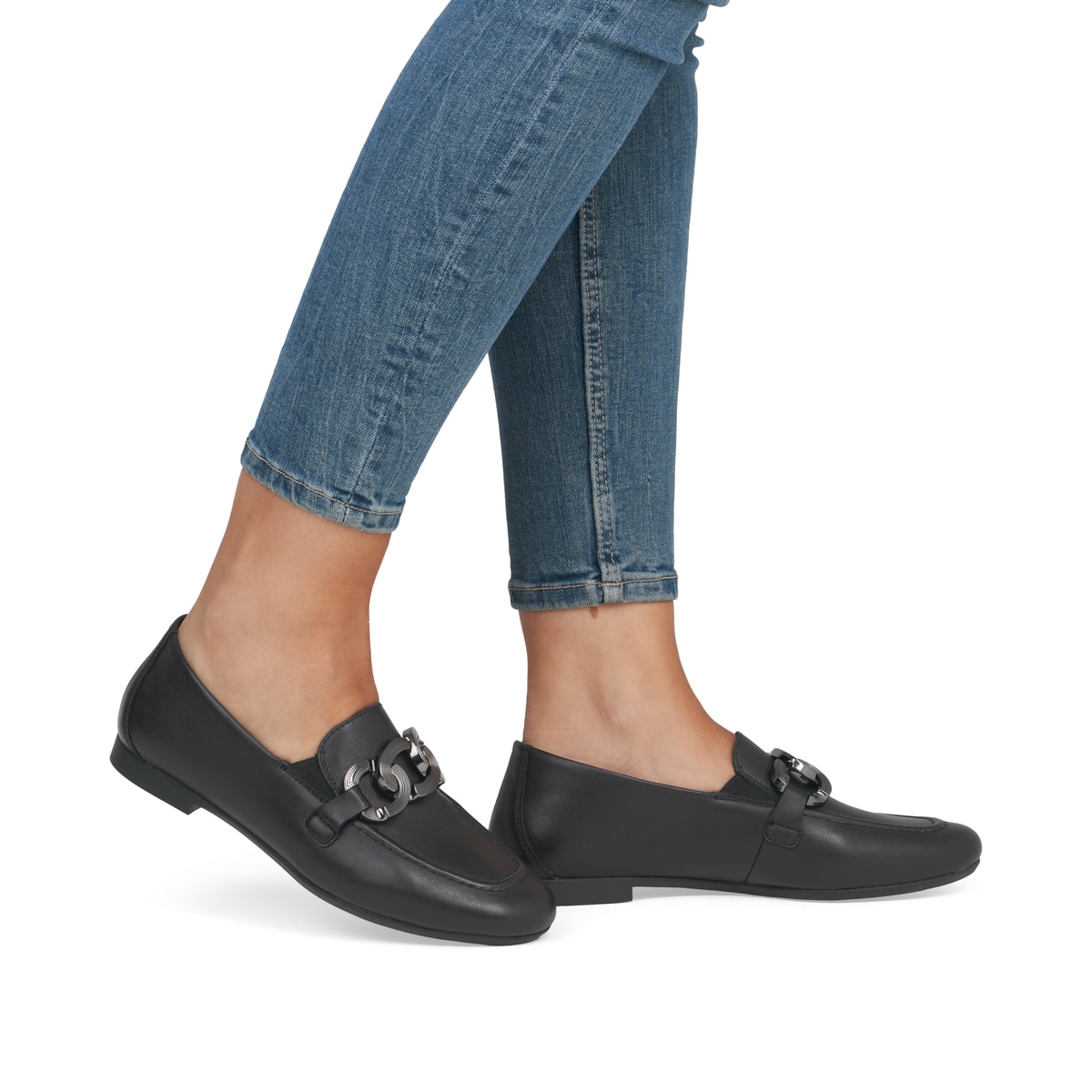 Remonte Damen Loafer - Schwarz