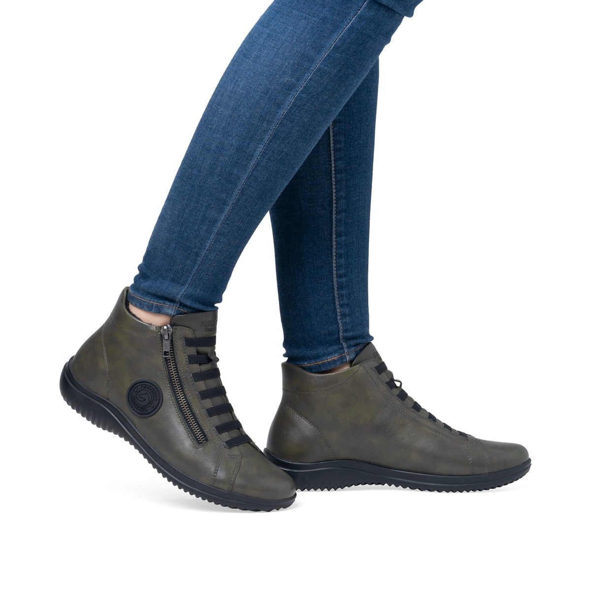 Remonte Damen Schnürschuhe - Grün