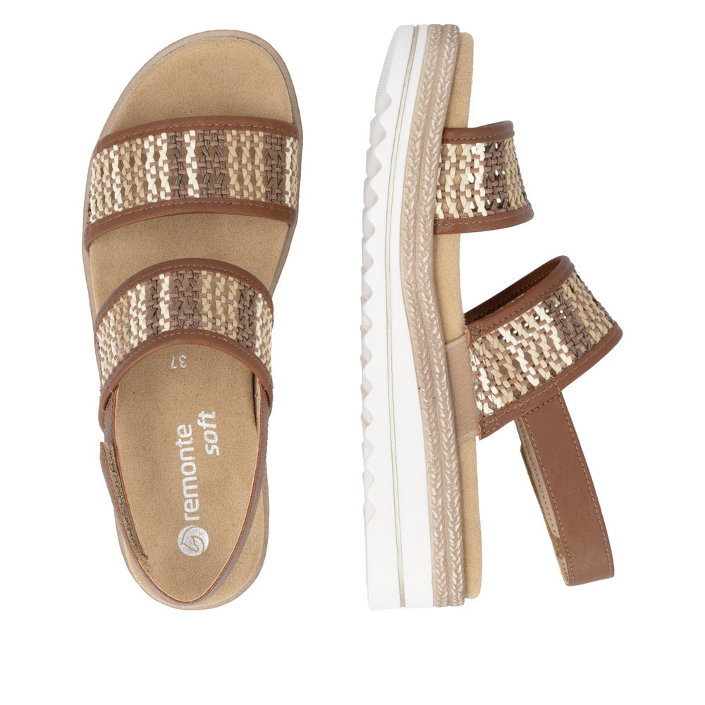 Remonte Damen Riemchensandalen - Braun