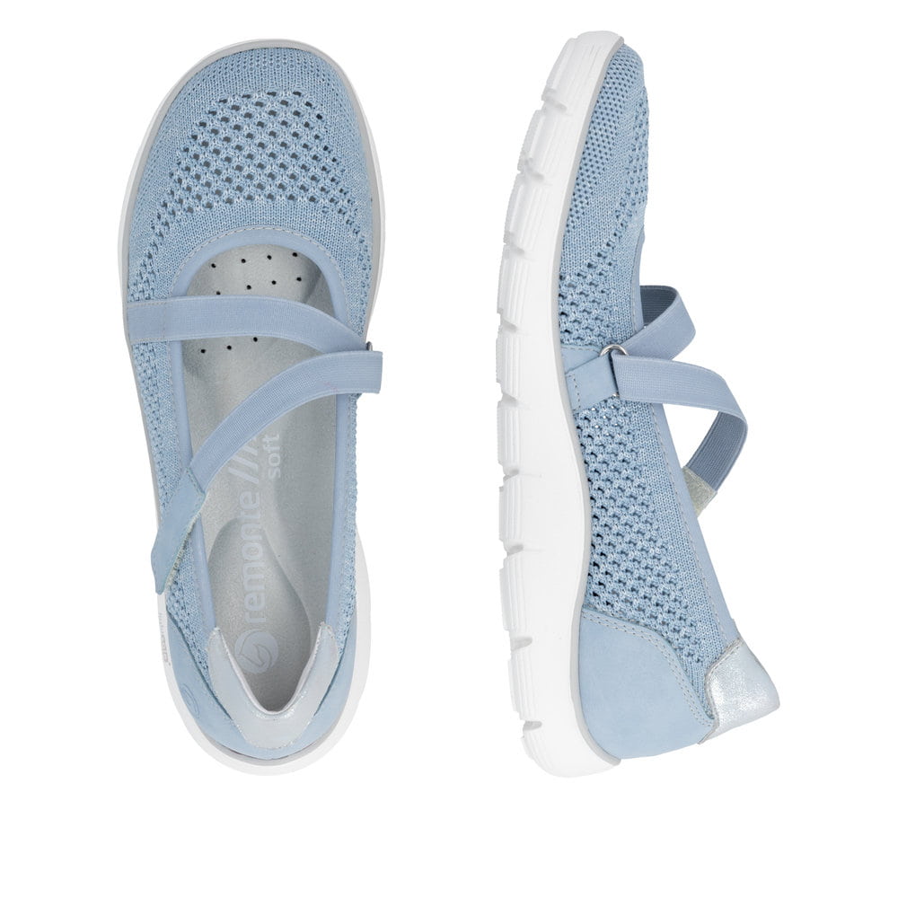 Remonte Damen Ballerinas - Blau