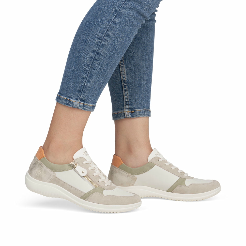 Remonte Damen Schnürschuhe - Weiss