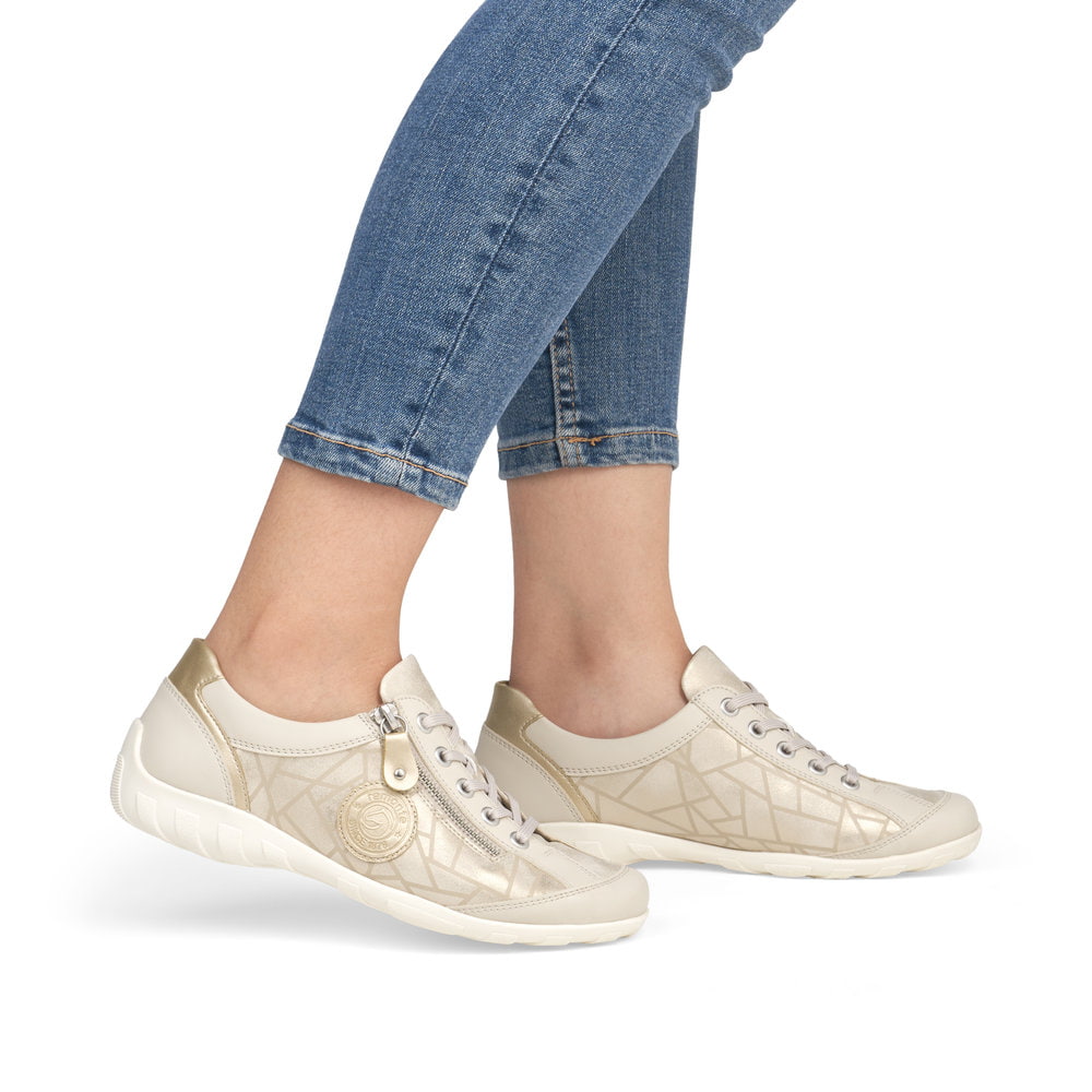 Remonte Damen Schnürschuhe - Gold