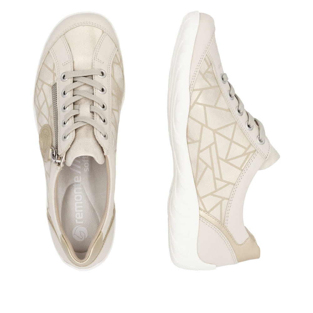 Remonte Damen Schnürschuhe - Gold