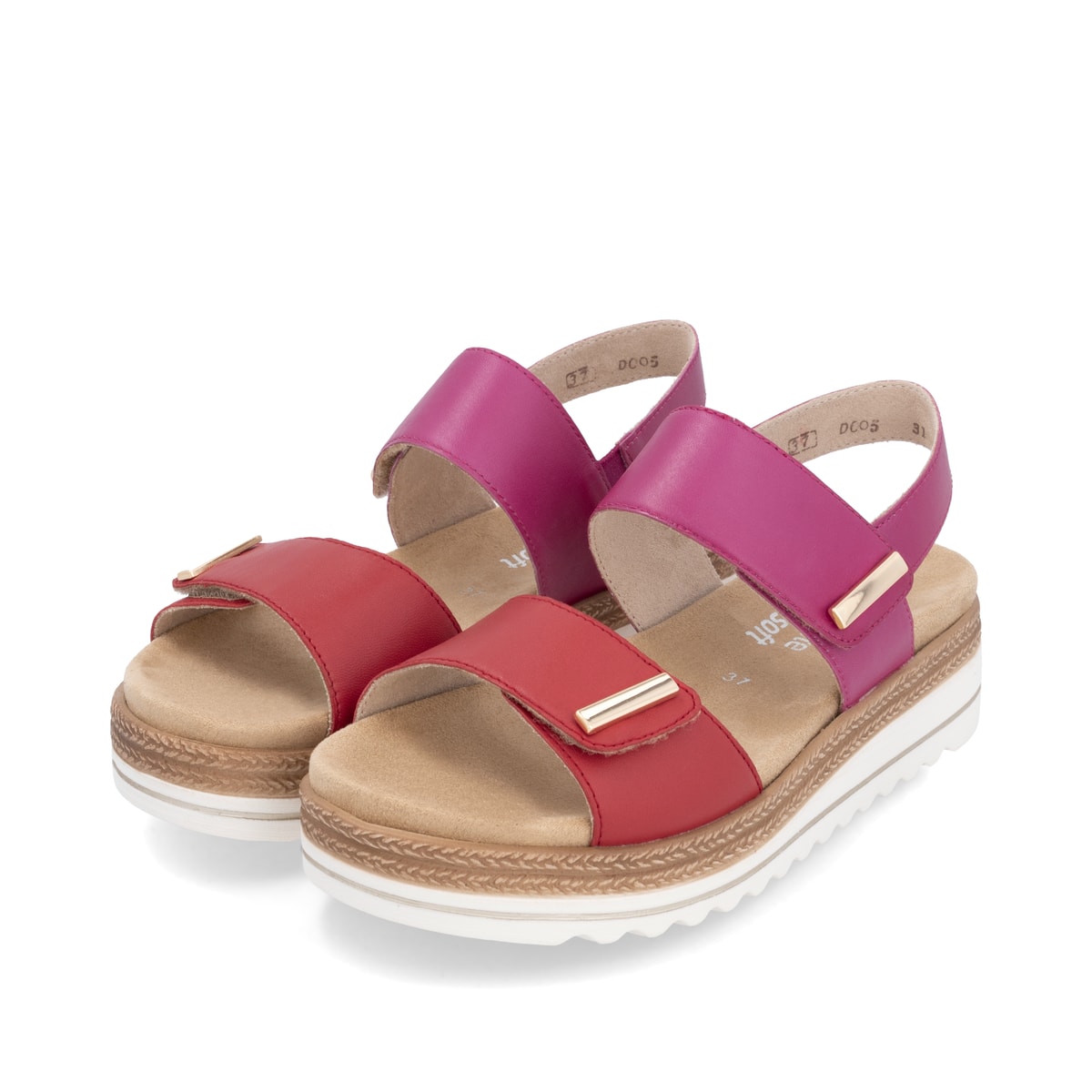 Remonte Damen Keilsandaletten - Rosa
