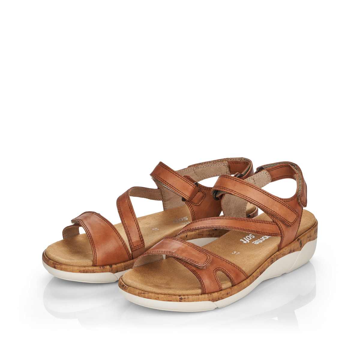 Remonte Damen Riemchensandalen - Braun