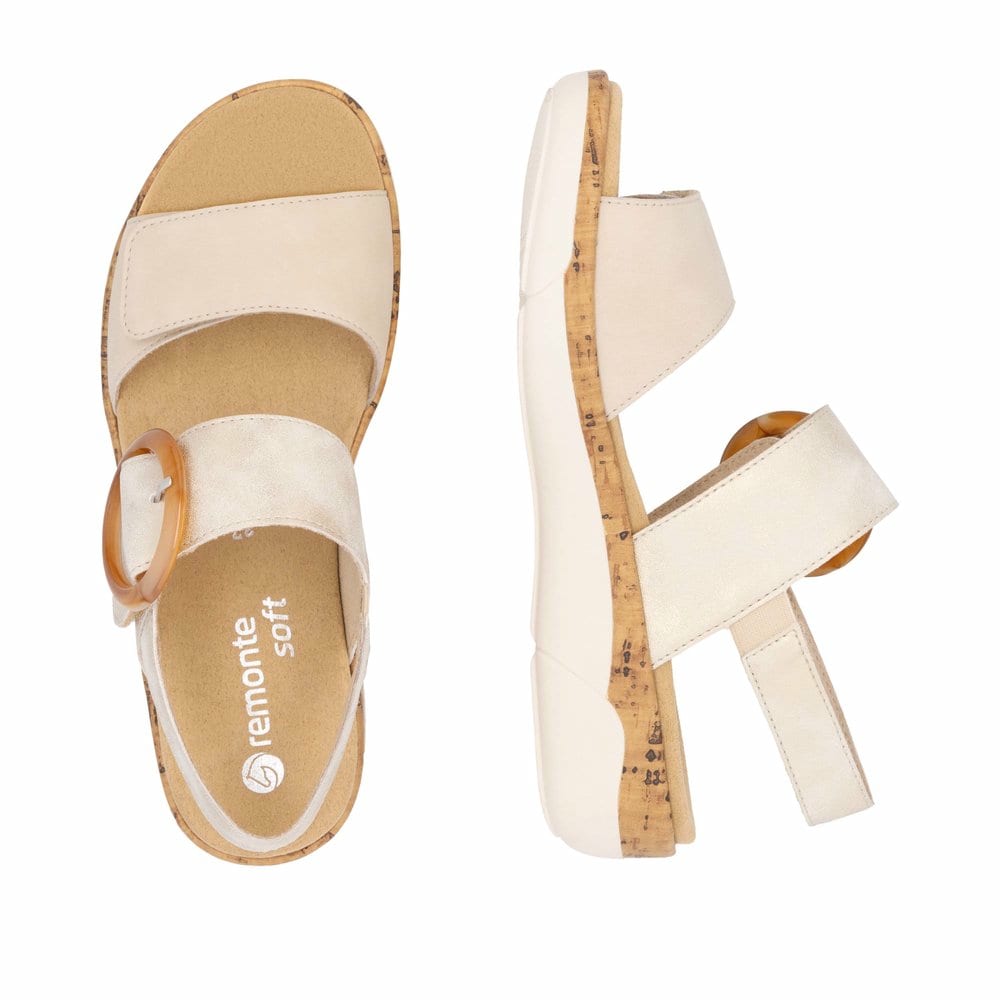 Remonte Damen Riemchensandalen - Beige